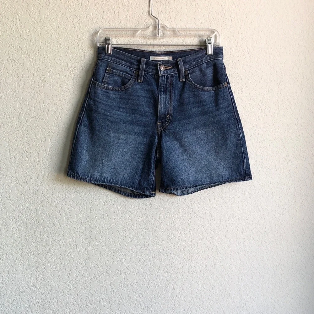 Levi’s 94 Baggy Shorts Jean Denim Dark Wash 25 100% Cotton